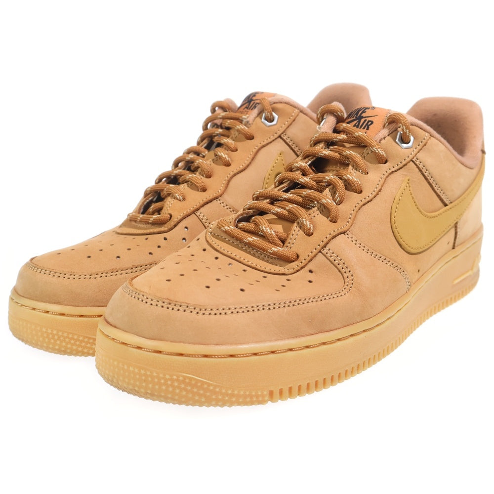 NIKE(ナイキ) AIR FORCE 1 '07 WB FLAX WHEAT-GUM エアフォース1 フラックス ウィート ローカットスニーカー ブラウン US9.5/27.5cm CJ9179-200