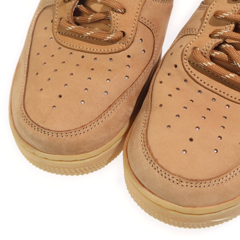NIKE(ナイキ) AIR FORCE 1 '07 WB FLAX WHEAT-GUM エアフォース1 フラックス ウィート ローカットスニーカー ブラウン US9.5/27.5cm CJ9179-200