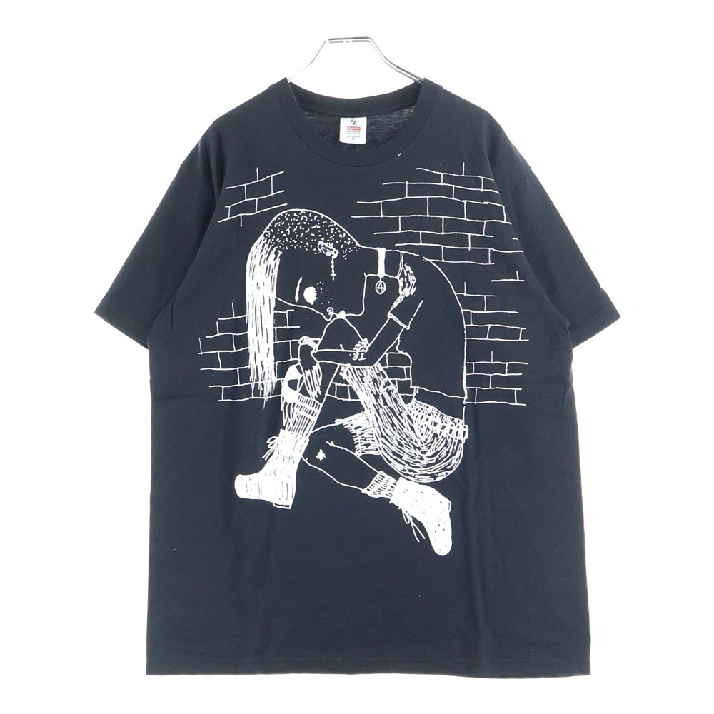 SUPREME(シュプリーム) 25AW ×Y's Yohji Yamamoto Thinker Tee ワイズ ヨウジヤマモト シンカー フロントプリント クルーネック 半袖Tシャツ カットソー ブラック