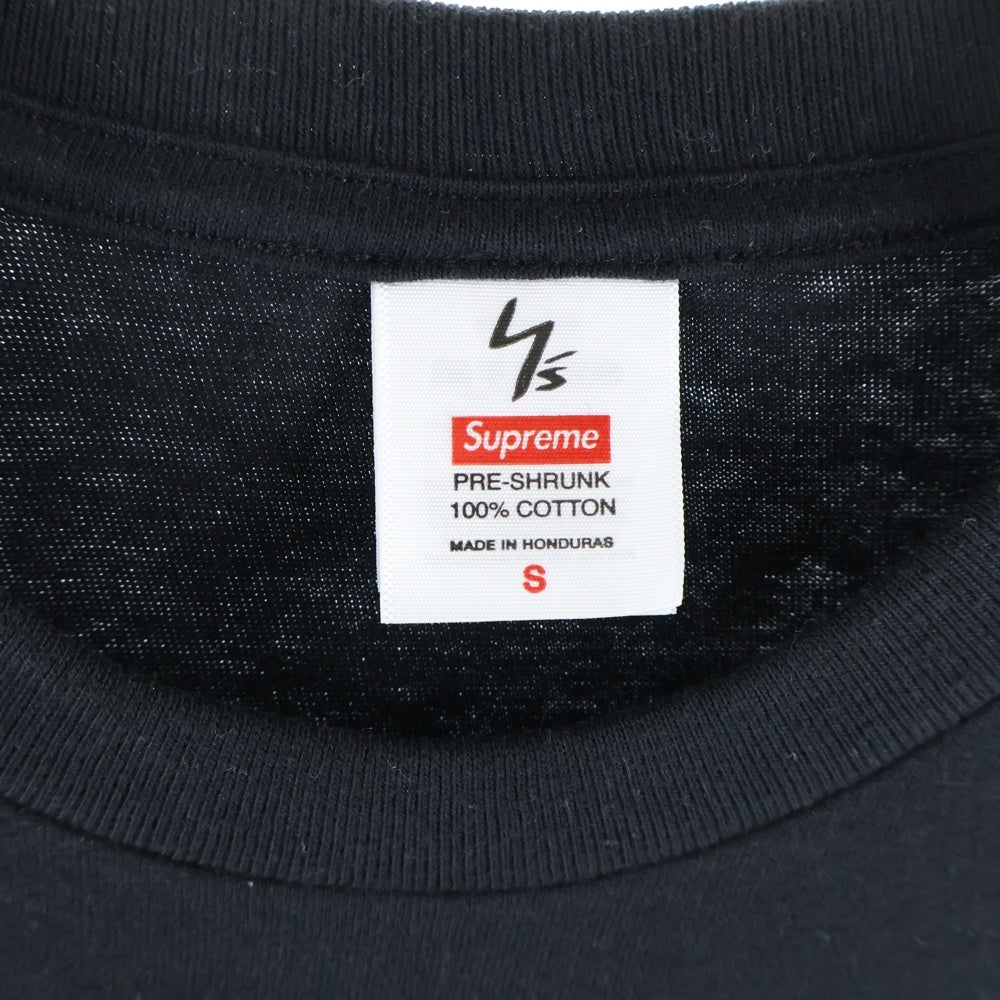 SUPREME(シュプリーム) 25AW ×Y's Yohji Yamamoto Star Tee ワイズ ヨウジヤマモト スター フロントプリント クルーネック 半袖Tシャツ カットソー ブラック