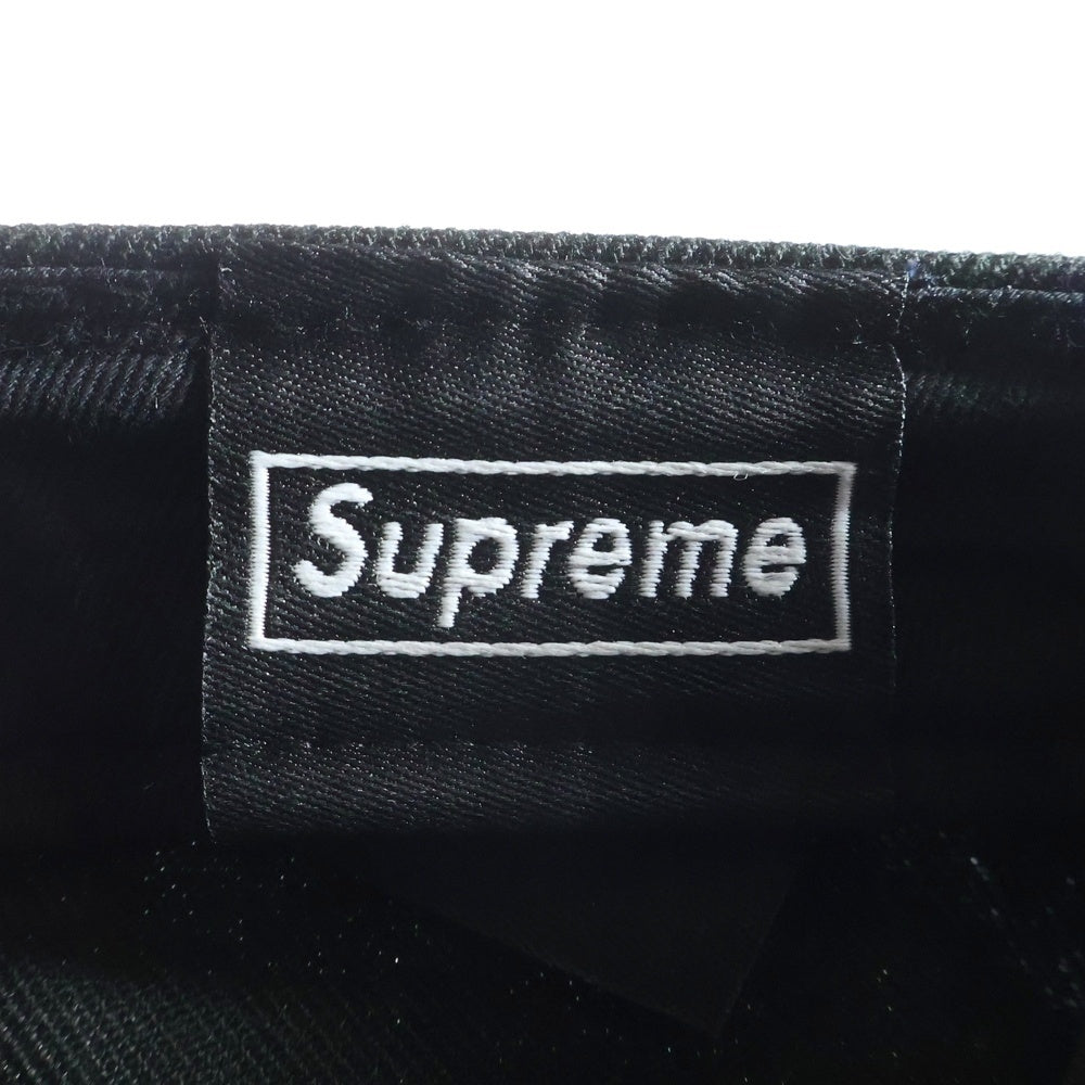 SUPREME(シュプリーム) 23AW ×New Era Jesus Piece S Logo Cap ニューエラ Sロゴジーザスピース ベースボールキャップ 帽子 ブラック
