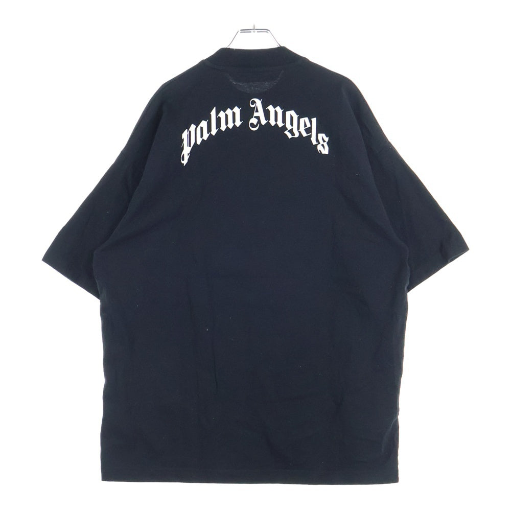 Palm Angels(パームエンジェルス) 20SS テディベアプリントクルーネック半袖Tシャツカットソー ブラック PWAA017S20JER001