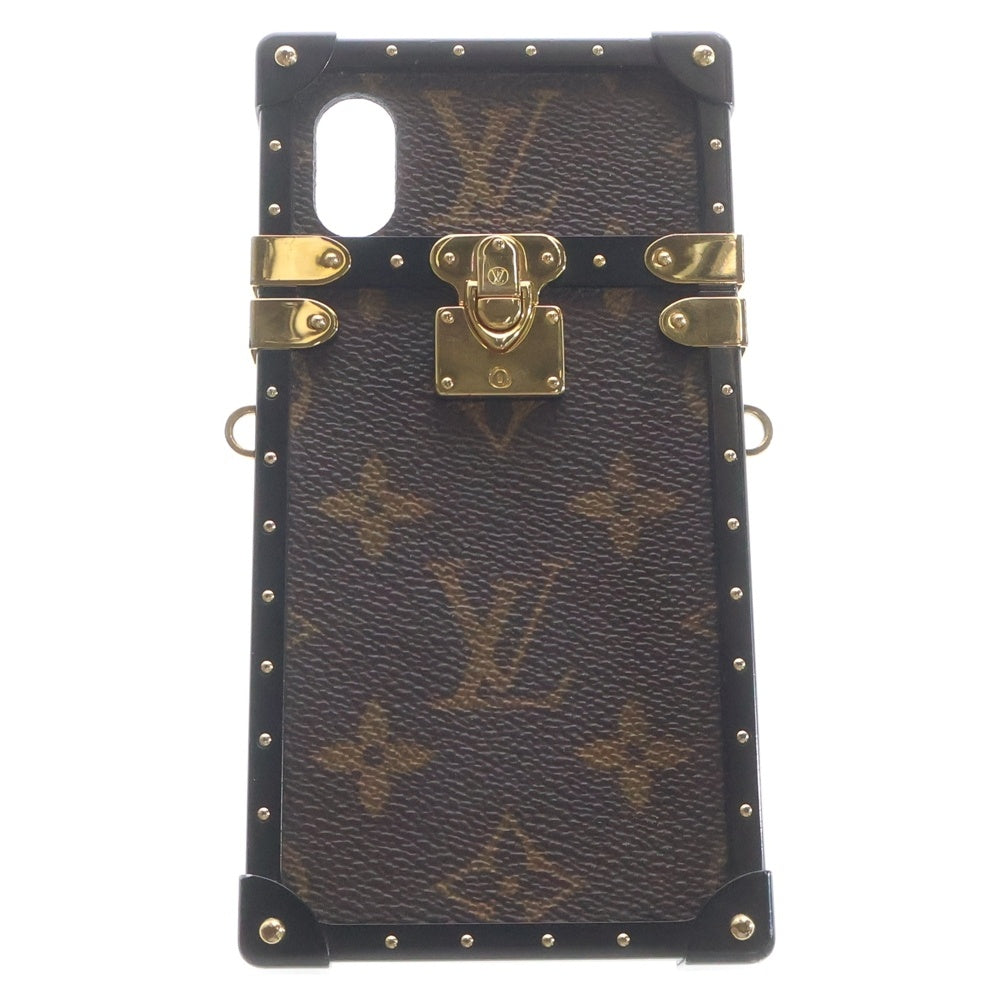 LOUIS VUITTON(ルイヴィトン) モノグラム アイトランク フォリオ アイフォンケース iPhone X/XS ブラウン M62618 BC0159