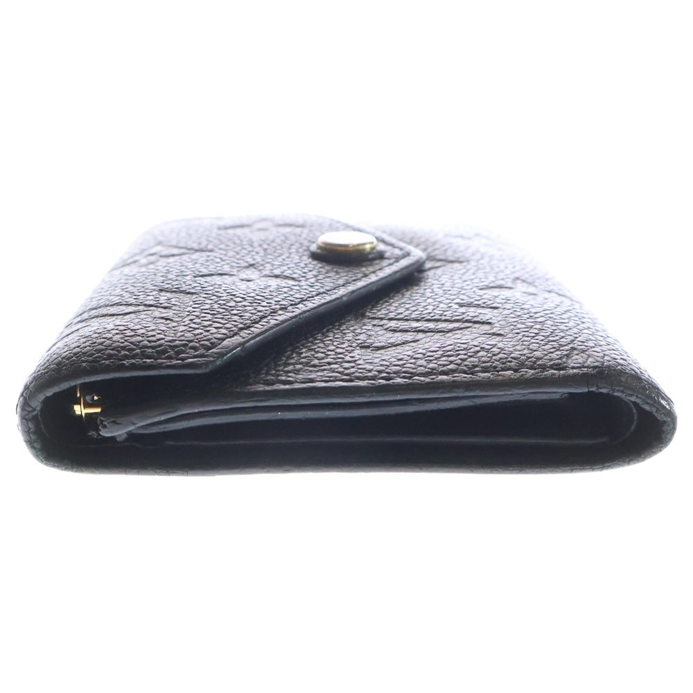 LOUIS VUITTON(ルイヴィトン) PORTEFEUILLE VICTORINE モノグラム ポルトフォイユ ヴィクトリーヌ ウォレット 三つ折り財布 ブラック M64060 SP3198