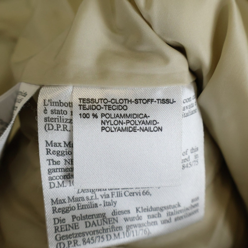 Weekend Max Mara(ウィークエンド マックスマーラ) Stand Collar Puffer Jacket スタンドカラー パファージャケット レディース ベージュ