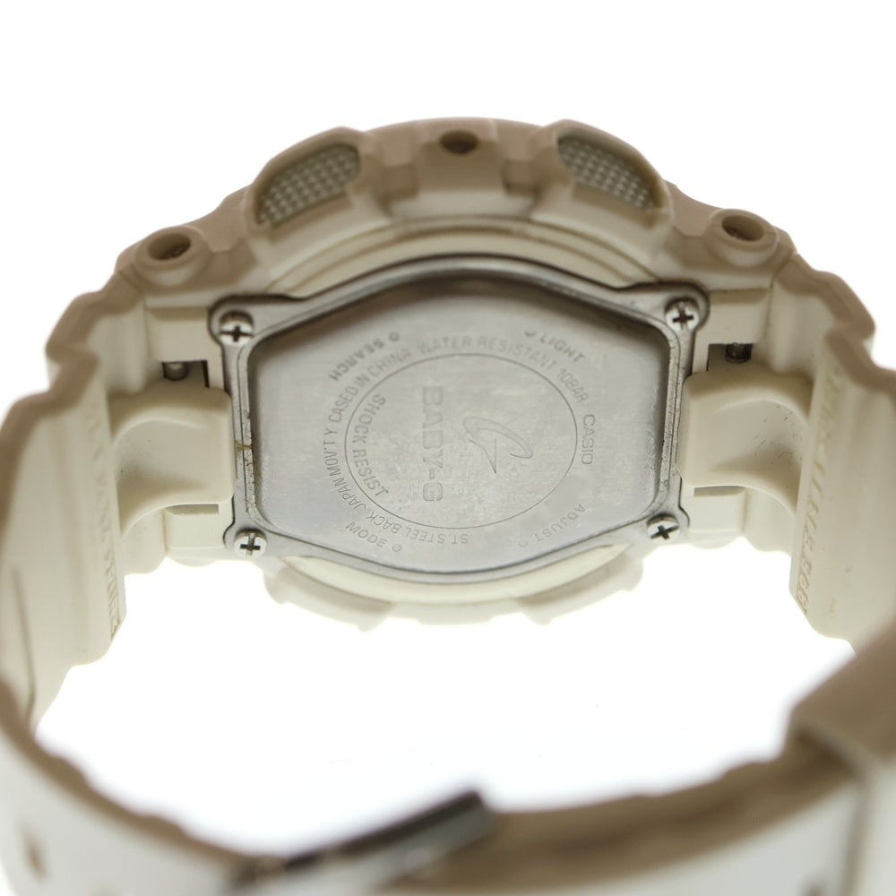 CASIO G-SHOCK(カシオ ジーショック) BABY G ブルー文字盤 クォーツ 腕時計 ホワイト/ブルー BA-130