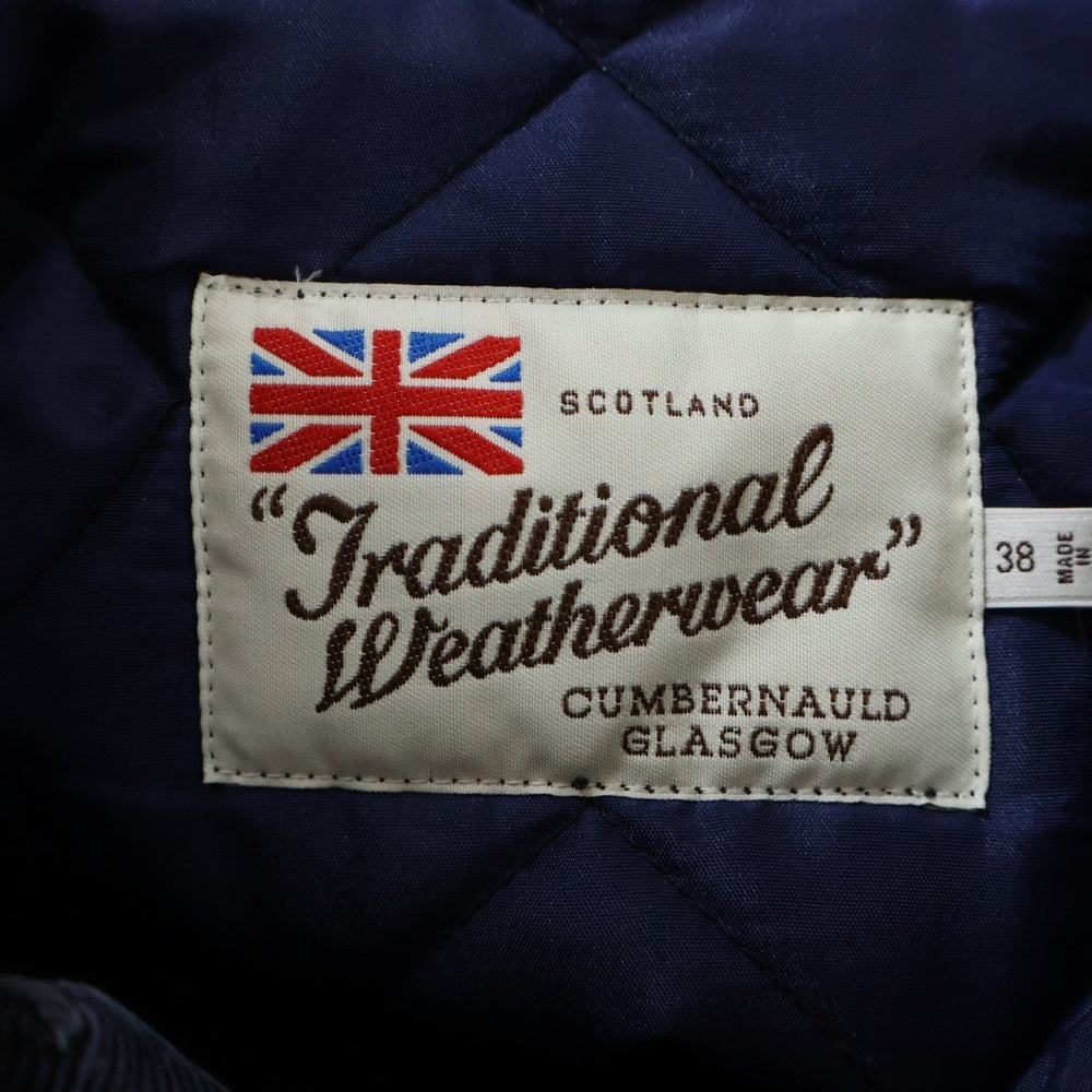 Traditional Weatherwear(トラディショナル ウェザーウェア) 20AW WAVERLY コーデュロイカラー キルティング ジャケット ネイビー G202APQCO0014A
