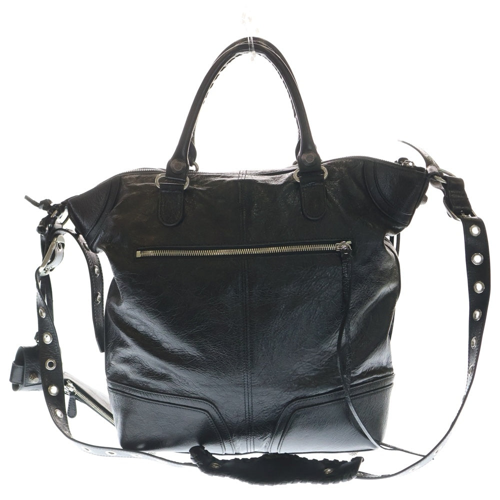 BALENCIAGA(バレンシアガ) Le Cagole Medium shoulder Bag ル カゴール ミディアム レザー メッセンジャーバッグ ショルダーバッグ ブラック 719067 レディース