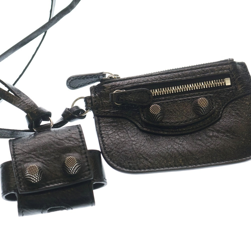 BALENCIAGA(バレンシアガ) Le Cagole Medium shoulder Bag ル カゴール ミディアム レザー メッセンジャーバッグ ショルダーバッグ ブラック 719067 レディース