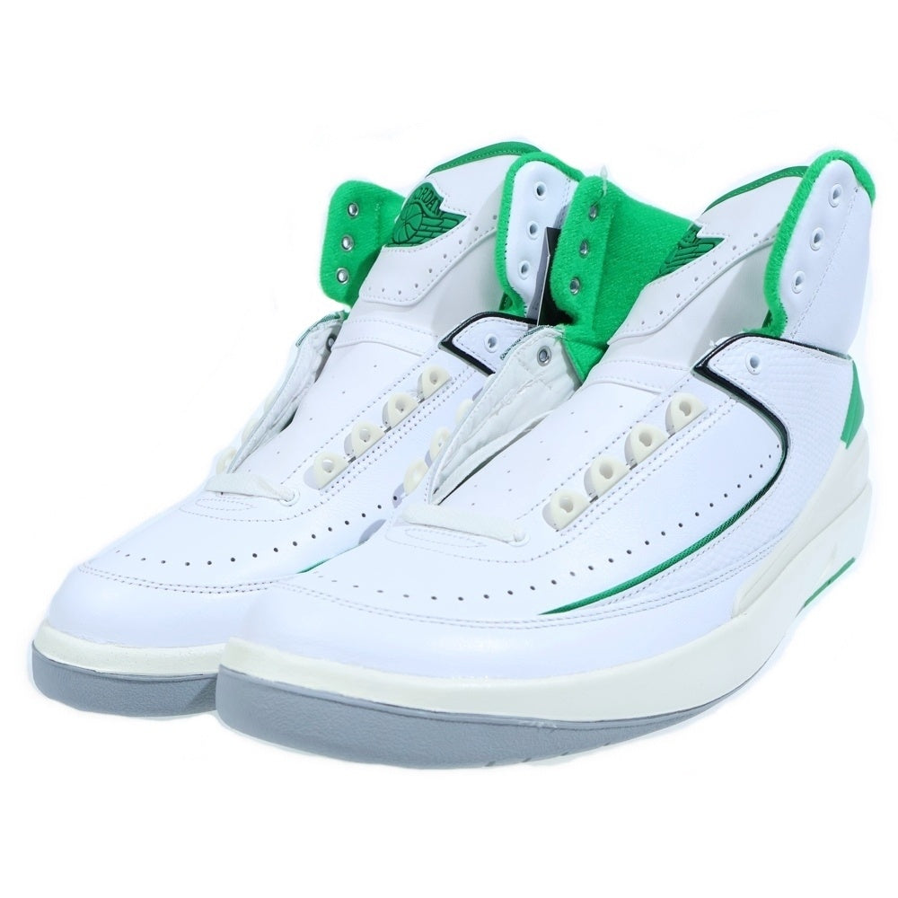 NIKE(ナイキ) AIR JORDAN 2 RETRO エアジョーダン2 レトロ ハイカットスニーカー ホワイト/グリーン US12/30cm DR8884-103