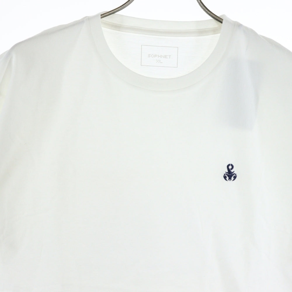SOPHNET.(ソフネット) SCORPION TEE スコーピオン クルーネック 半袖Tシャツカットソー ホワイト SOPH-000075