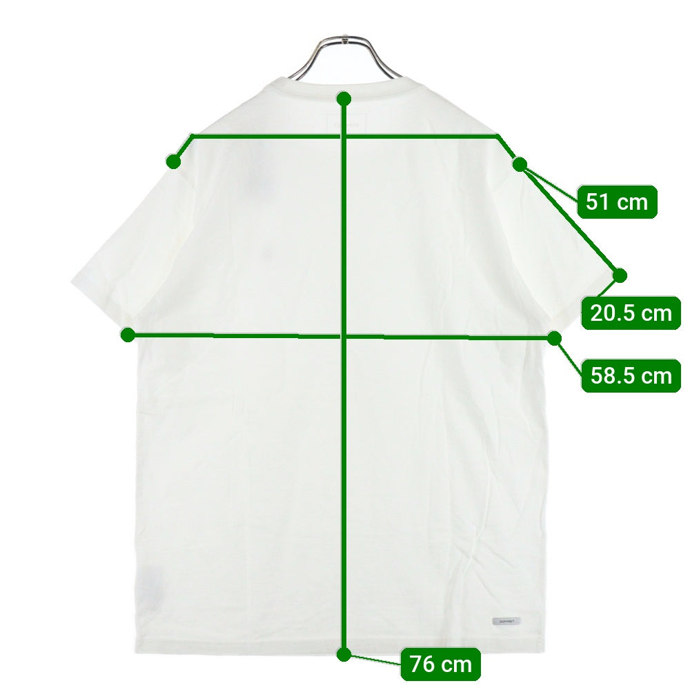 SOPHNET.(ソフネット) SCORPION TEE スコーピオン クルーネック 半袖Tシャツカットソー ホワイト SOPH-000075