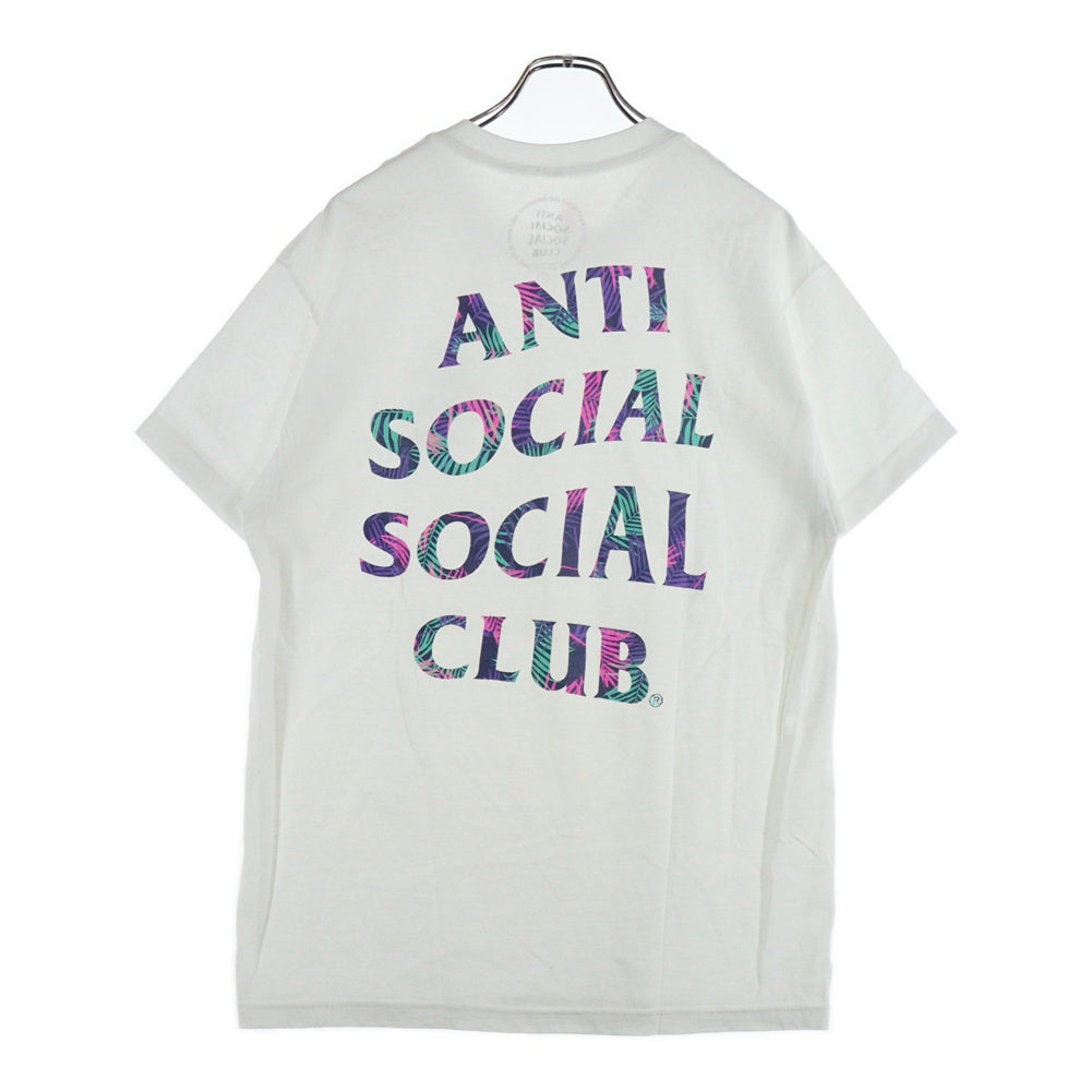 ANTI SOCIAL SOCIAL CLUB(アンチソーシャルソーシャルクラブ) ロゴプリント コットン クルーネック 半袖Tシャツ カットソー ホワイト