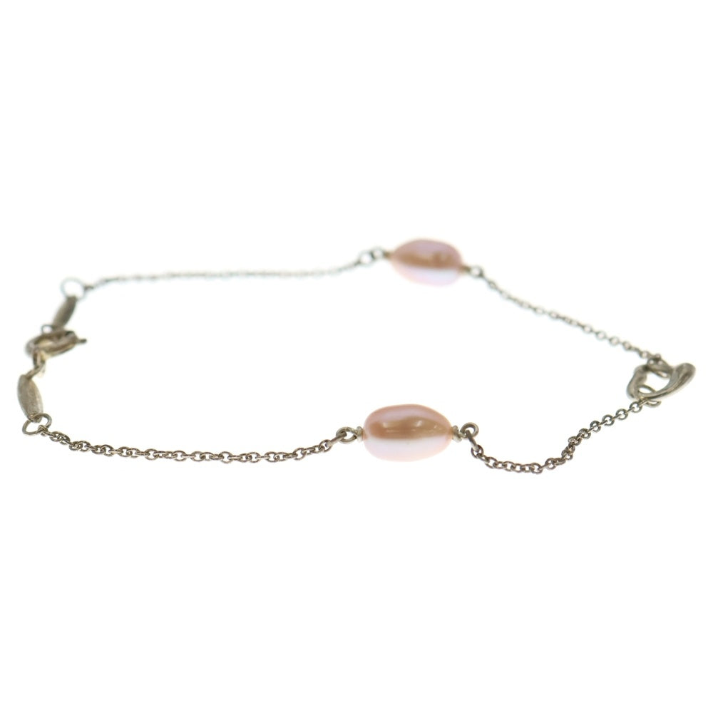 TIFFANY & Co.(ティファニー) エルサペレッティ パール バイ ザ ヤード オープンハート ブレスレット シルバー 925 レディース