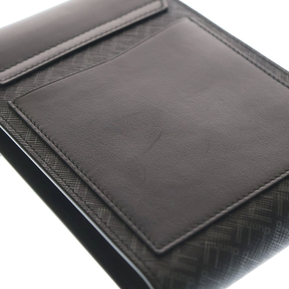 dunhill(ダンヒル) モノグラム ネックストラップ フォン ショルダー ブラック