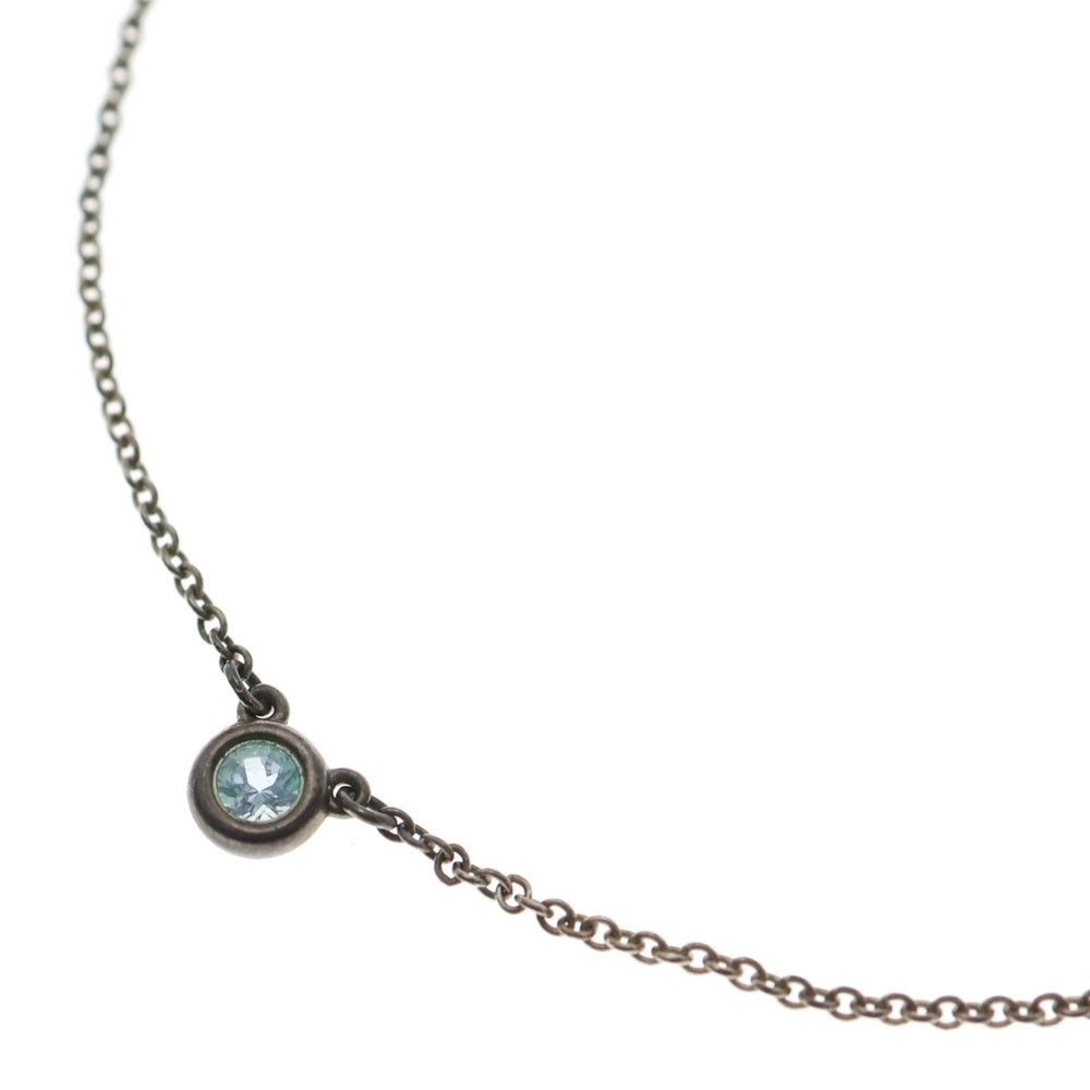 TIFFANY & Co.(ティファニー) バイ ザ ヤード 1P ダイヤモンド ネックレス シルバー 925 レディース