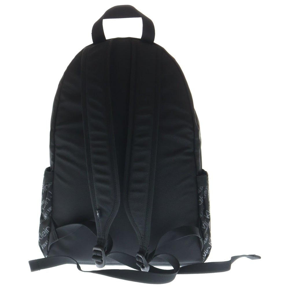 Calvin Klein(カルバンクライン) CKJ SPORT ESSENTIALS ロゴ 総柄 バックパック リュックサック デイパック ブラック HH3018