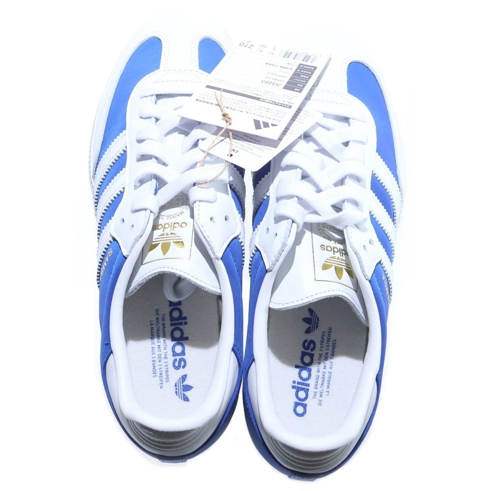 adidas(アディダス) Samba OG Crystal White/Royal Blue サンバ ローカットスニーカー ホワイト/ブルー US9/27cm JI3203