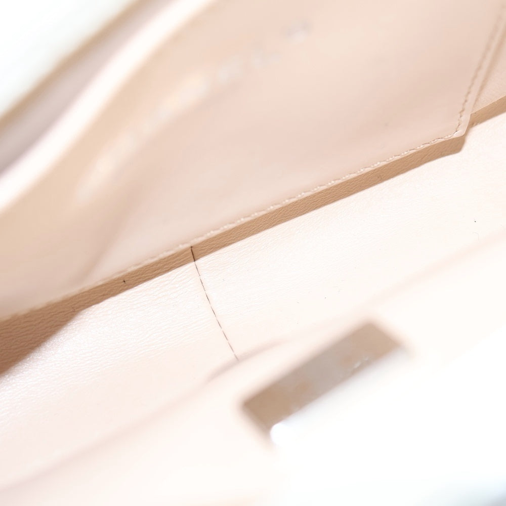 CHANEL(シャネル) ラムスキン ココマーク ミニマトラッセ チェーン ショルダーバッグ ホワイト ランダムシリアル レディース