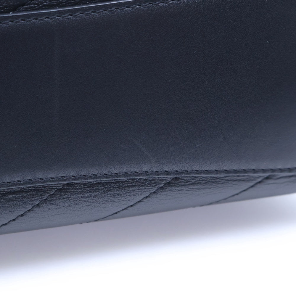 CHANEL(シャネル) シェブロン Vステッチ ココマーク レザー チェーンショルダーバッグ ブラック 26番台 A57551 レディース