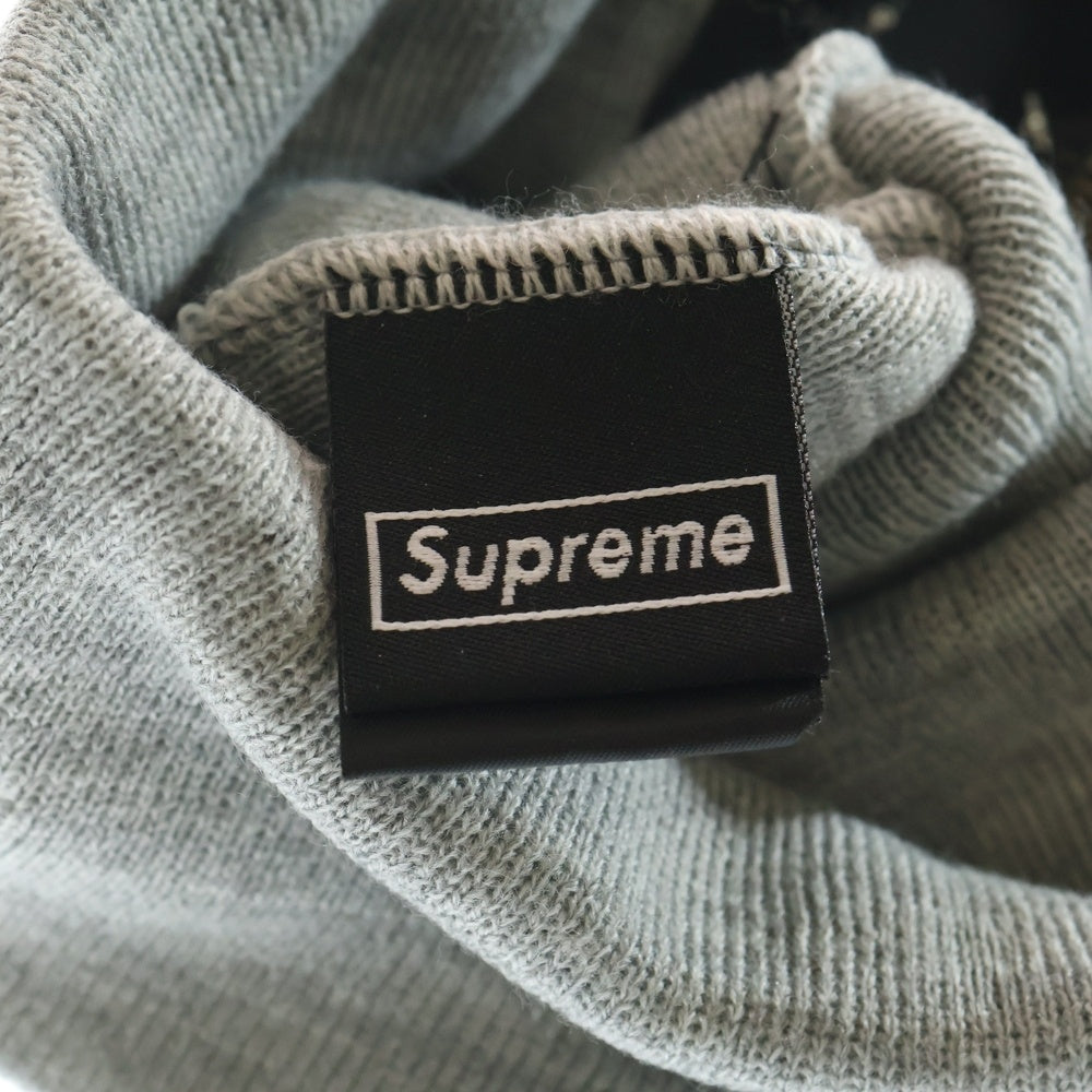 SUPREME(シュプリーム) 25AW ×New Era Box Logo Beanie ニューエラ ボックスロゴ ニットキャップ 帽子 グレー/ネイビー