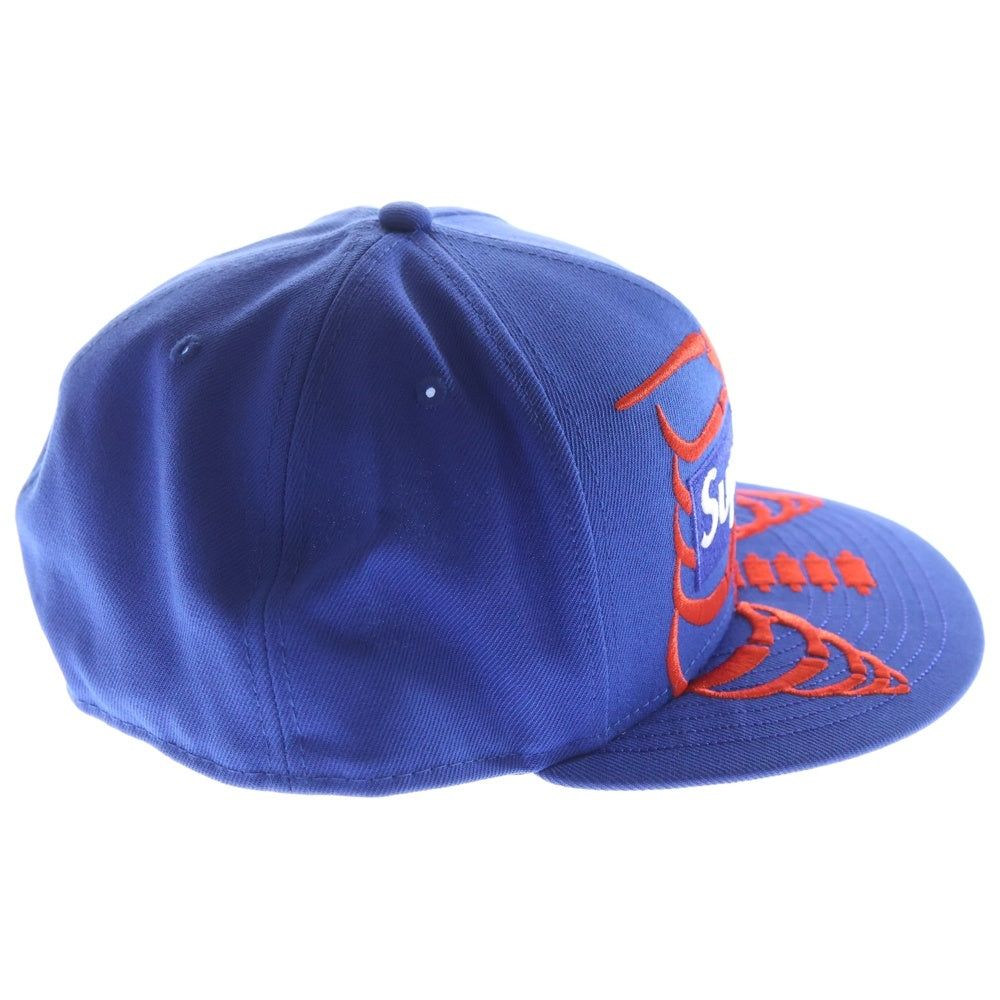 SUPREME(シュプリーム) 25SS Bones Box Logo New Era Cap ニューエラ ボーンズ ボックスロゴ ベースボールキャップ 帽子 ブルー