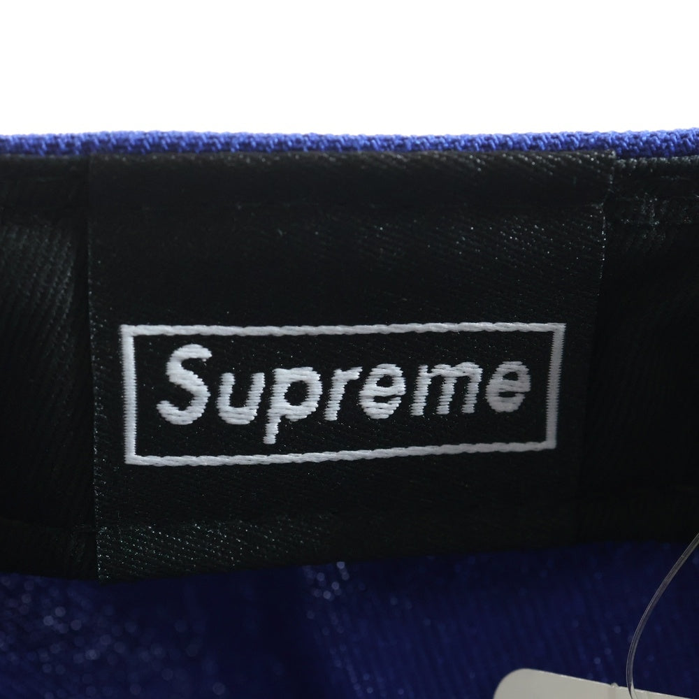 SUPREME(シュプリーム) 25SS Bones Box Logo New Era Cap ニューエラ ボーンズ ボックスロゴ ベースボールキャップ 帽子 ブルー