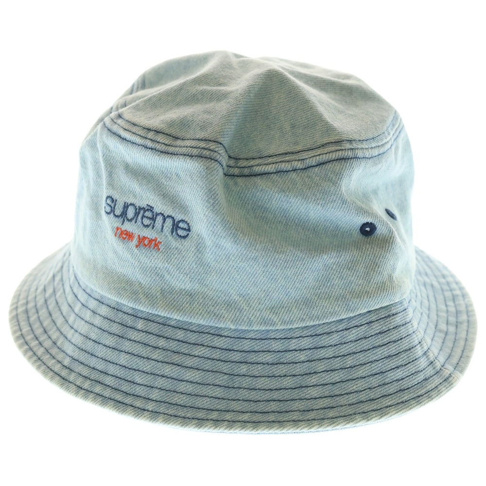 SUPREME(シュプリーム) 25SS Denim Crusher Light Washed Indigo デニム クラッシャー バケットハット ライトインディゴ