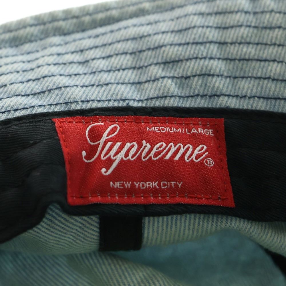 SUPREME(シュプリーム) 25SS Denim Crusher Light Washed Indigo デニム クラッシャー バケットハット ライトインディゴ
