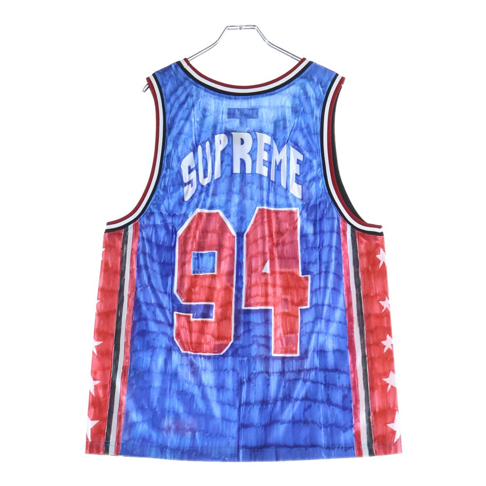SUPREME(シュプリーム) 25SS Marker Basketball Jersey マーカーバスケット ボール ジャージー ノースリーブ カットソー ゲームシャツ マルチ