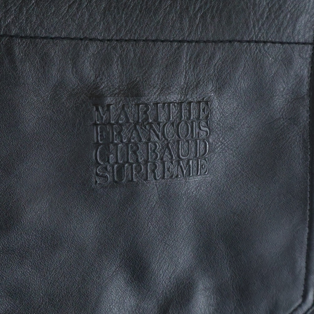 SUPREME(シュプリーム) 25SS ×Marithe Franois Girbaud Shuttle Tape Leather Cargo Pant マリテ フランソワ ジルボー シャトル テープ レザー カーゴ ロングパンツ ブラック