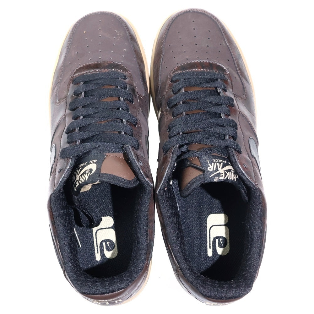 NIKE(ナイキ) 【観賞用2007年製】 AIR FORCE 1 LOW PREMIUM エアフォース1 プレミアム ローカットスニーカー ブラウン/ブラック US9/27cm 313641-201