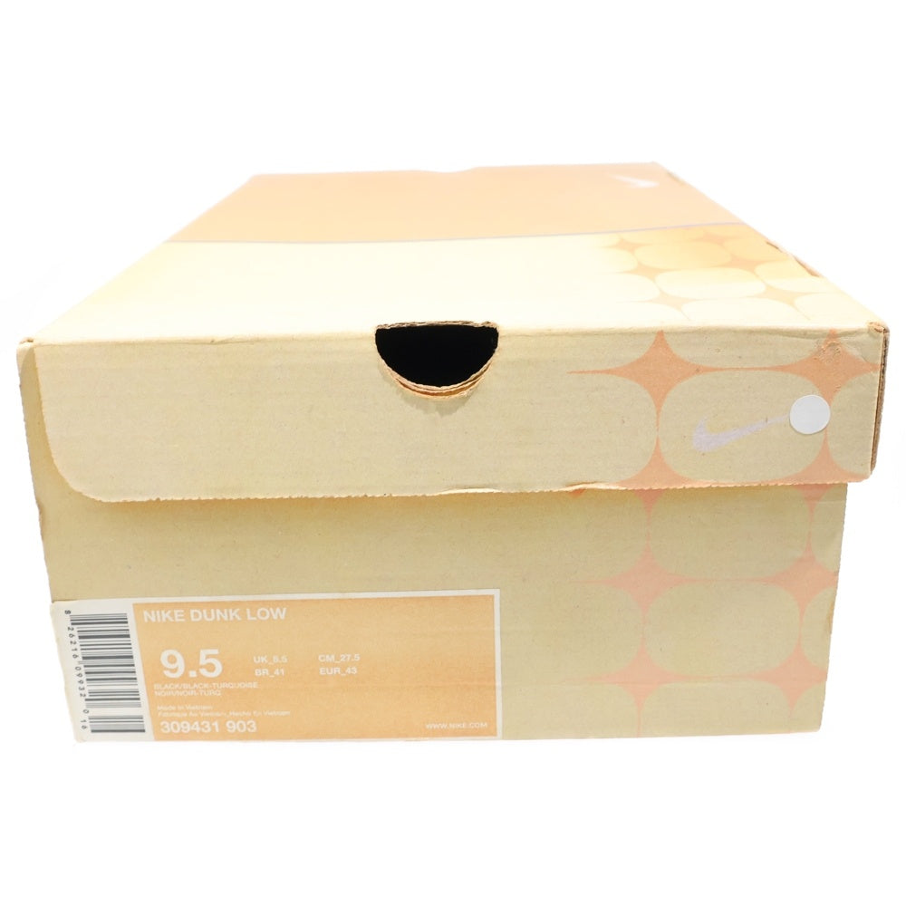 NIKE(ナイキ) 【観賞用 2006年製】 DUNK LOW UNTIFFANY ダンク アンティファニー ローカットスニーカー ブラック/グリーン US9.5/27.5cm 309431-903