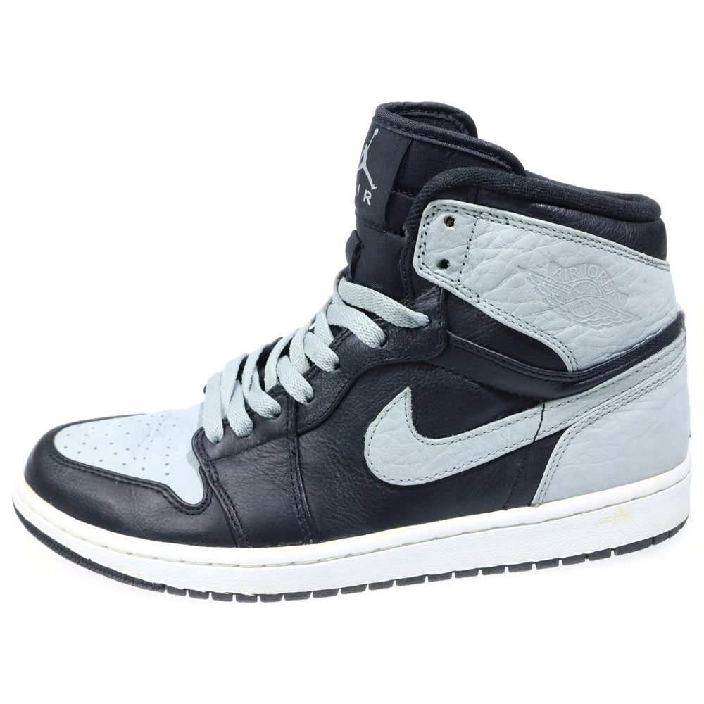 NIKE(ナイキ) 【観賞用2009年製】 AIR JORDAN1 RETRO エアジョーダン1 レトロ ハイカットスニーカー シャドー ブラック/グレー US10/28cm 332550-001