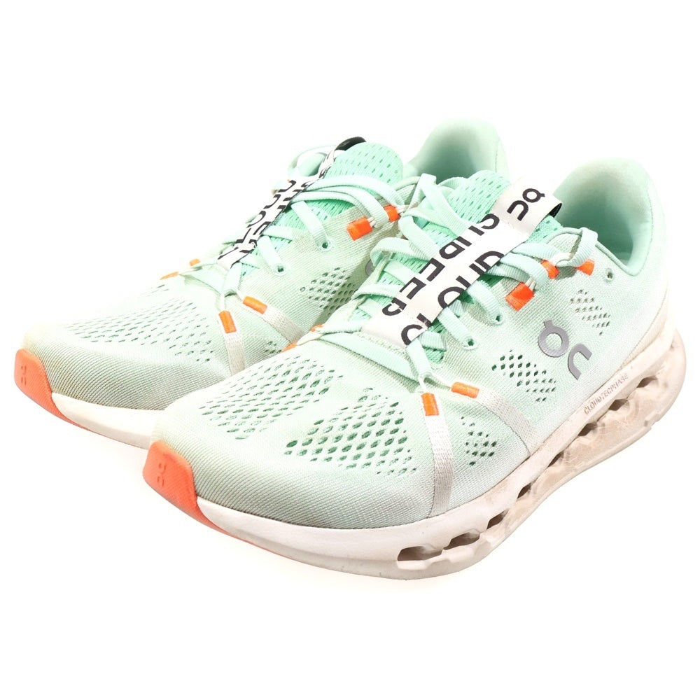 On(オン) Cloudsurfer クラウドサーファー メッシュ ローカットスニーカー グリーン US8/26cm 3MD10421071