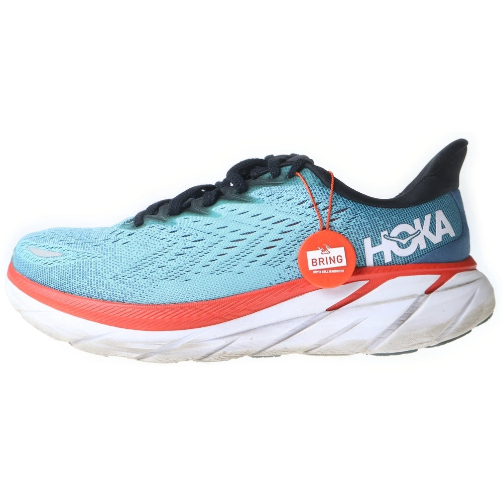 HOKA ONE ONE(ホカオネオネ) M CLIFTON8 WIDE クリフトン8 メッシュ ローカットスニーカー ブルー US7.5/25.5cm 1121374