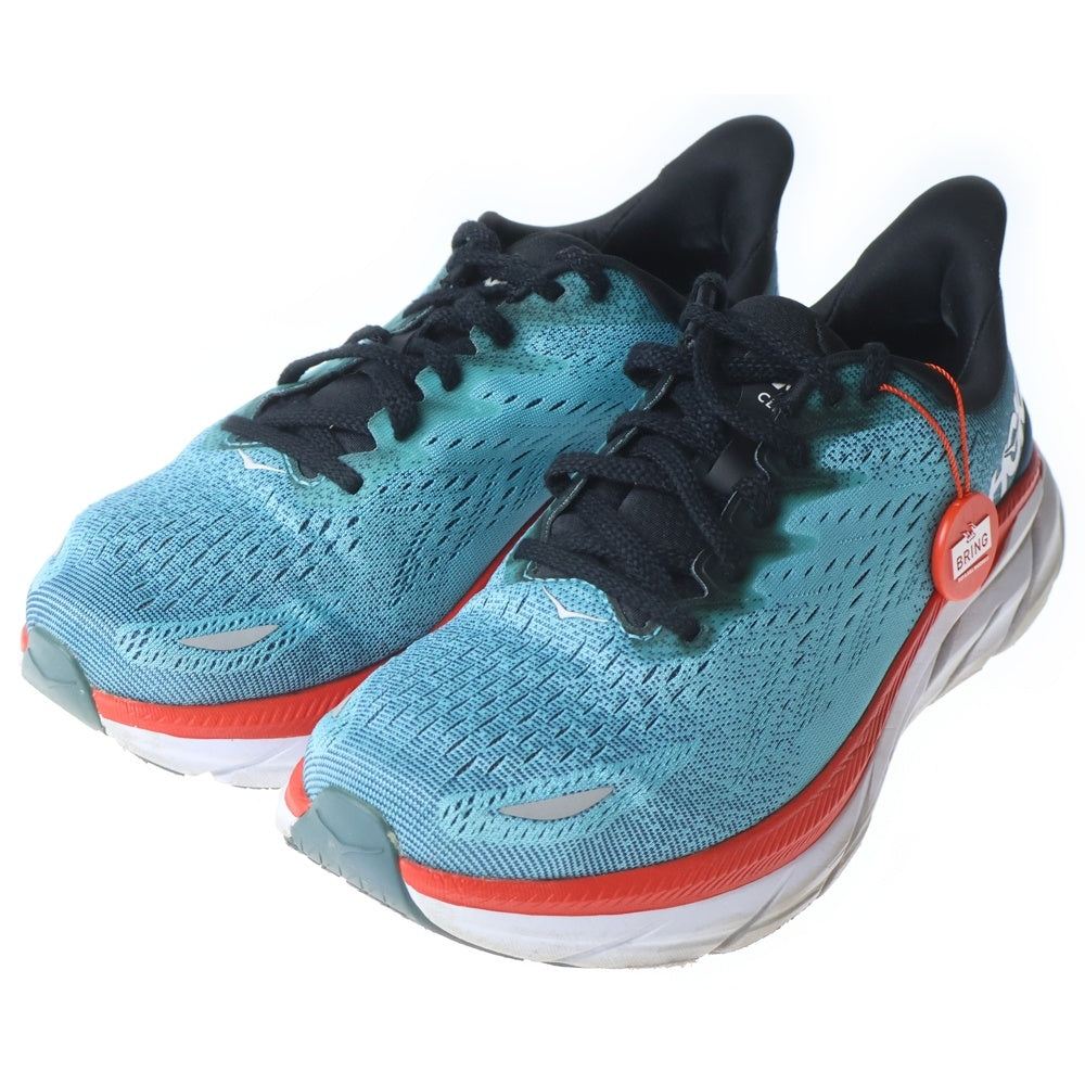HOKA ONE ONE(ホカオネオネ) M CLIFTON8 WIDE クリフトン8 メッシュ ローカットスニーカー ブルー US7.5/25.5cm 1121374
