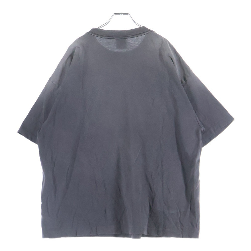 SAINT MICHAEL(セントマイケル) エッグプリント ヴィンテージ加工 Tシャツ SM-HR8-0000-007 ブラック