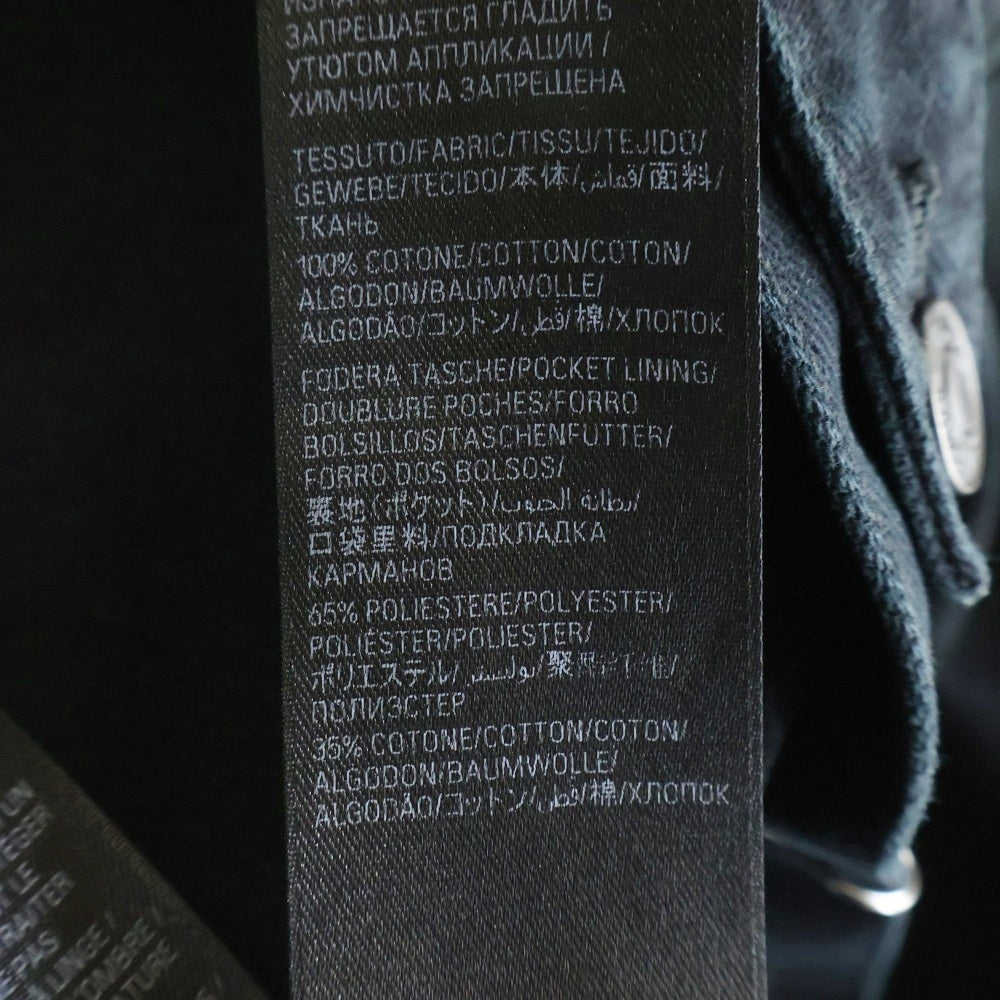 BALENCIAGA(バレンシアガ) 24SS Pierced Denim Jacket デニム ピアス装飾 デニムジャケット 764518 TNW11 ブラック