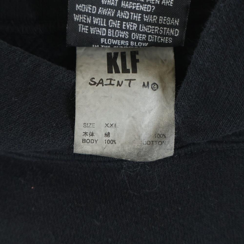 SAINT MICHAEL(セントマイケル) KLF_HOODIE フロントロゴ プルオーバー パーカー SM-HR1-0000-C06