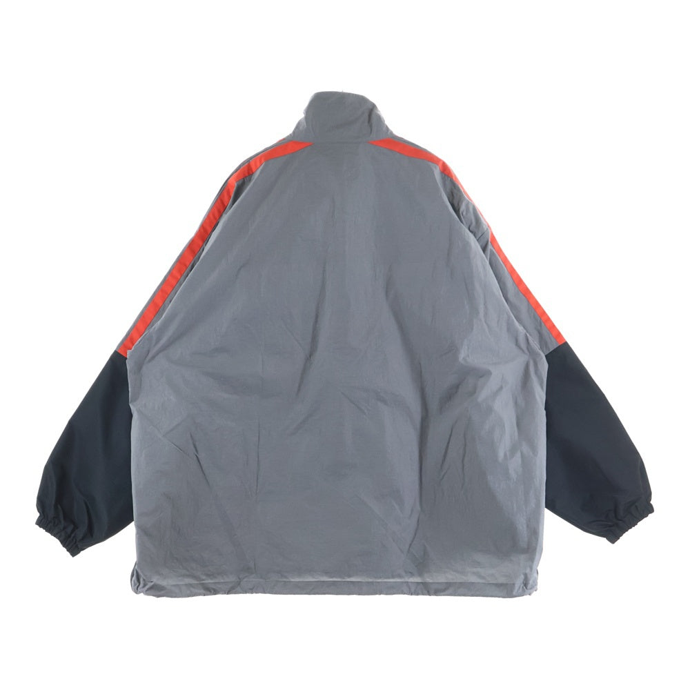 BALENCIAGA(バレンシアガ) フロントロゴ ナイロンジップジャケット ブルゾン 534317 TDO05 グレー
