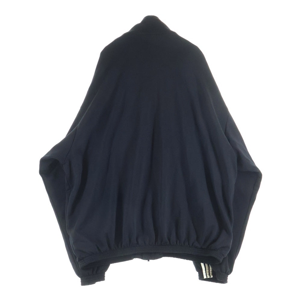 BALENCIAGA(バレンシアガ) 23SS ×adidas Track Jacket アディダス ロゴ刺繍 ナイロントラックジャケット ブラック 712280 TNQ25