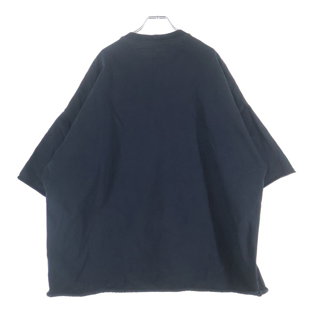 Rick Owens(リックオウエンス) 22SS Tommy Tee トミー Tシャツ カットオフ オーバーサイズ RU01B1283-BA ブラック