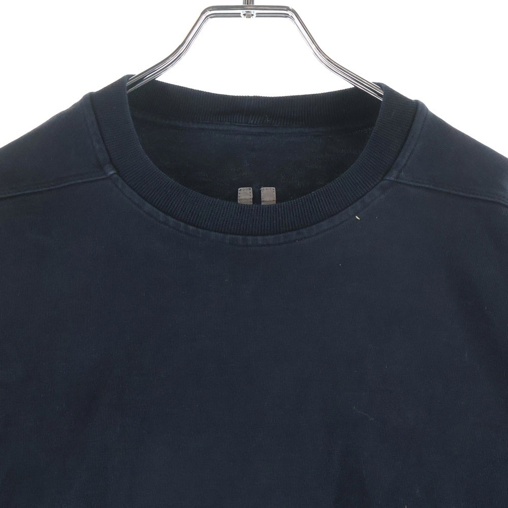 Rick Owens(リックオウエンス) 22SS Tommy Tee トミー Tシャツ カットオフ オーバーサイズ RU01B1283-BA ブラック