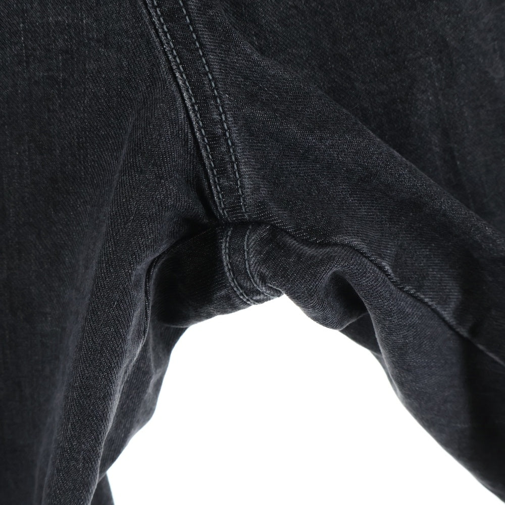 LOUIS VUITTON(ルイヴィトン) ブラックデニム ハーフパンツ ダミエ RM121D MSDP21DBE