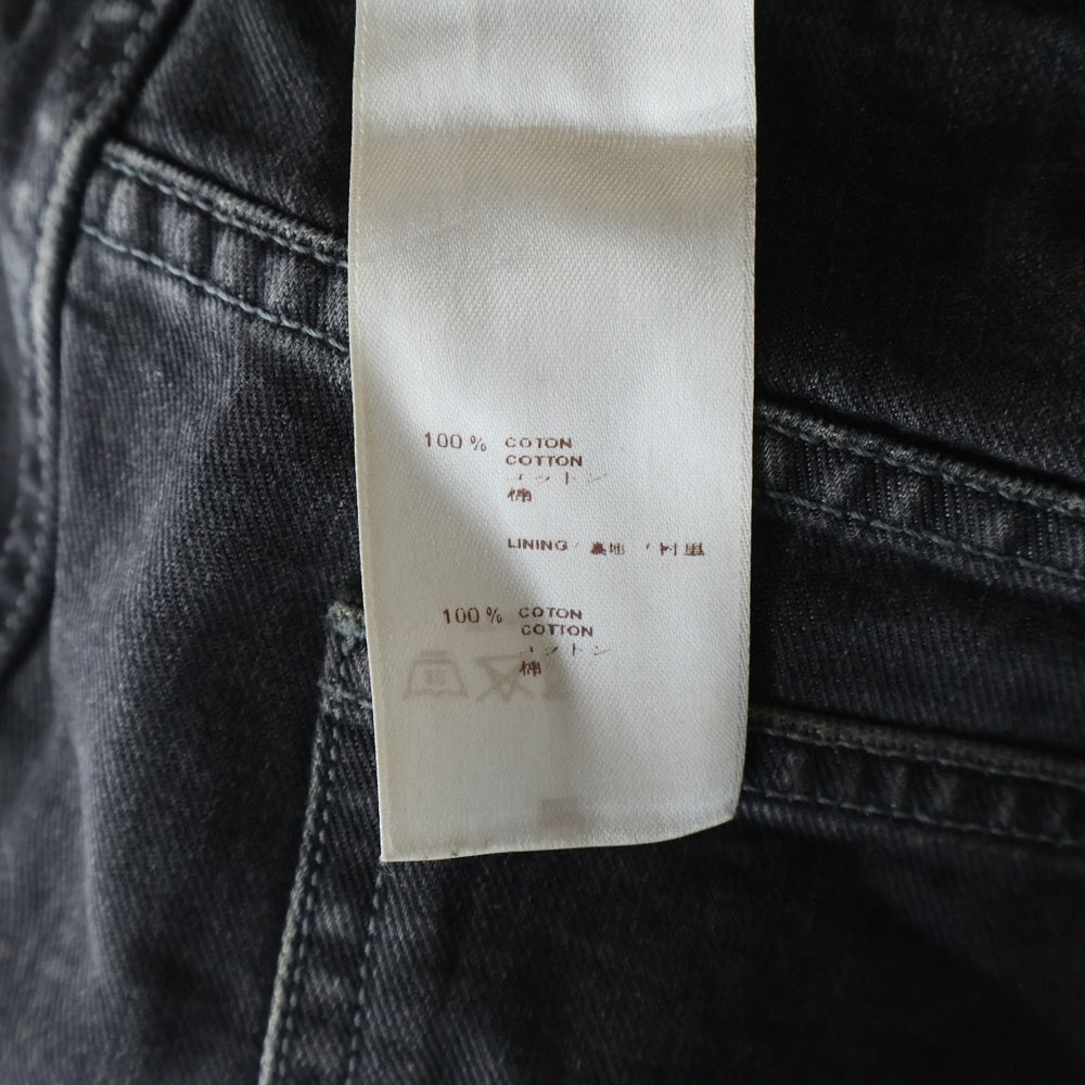 LOUIS VUITTON(ルイヴィトン) ブラックデニム ハーフパンツ ダミエ RM121D MSDP21DBE