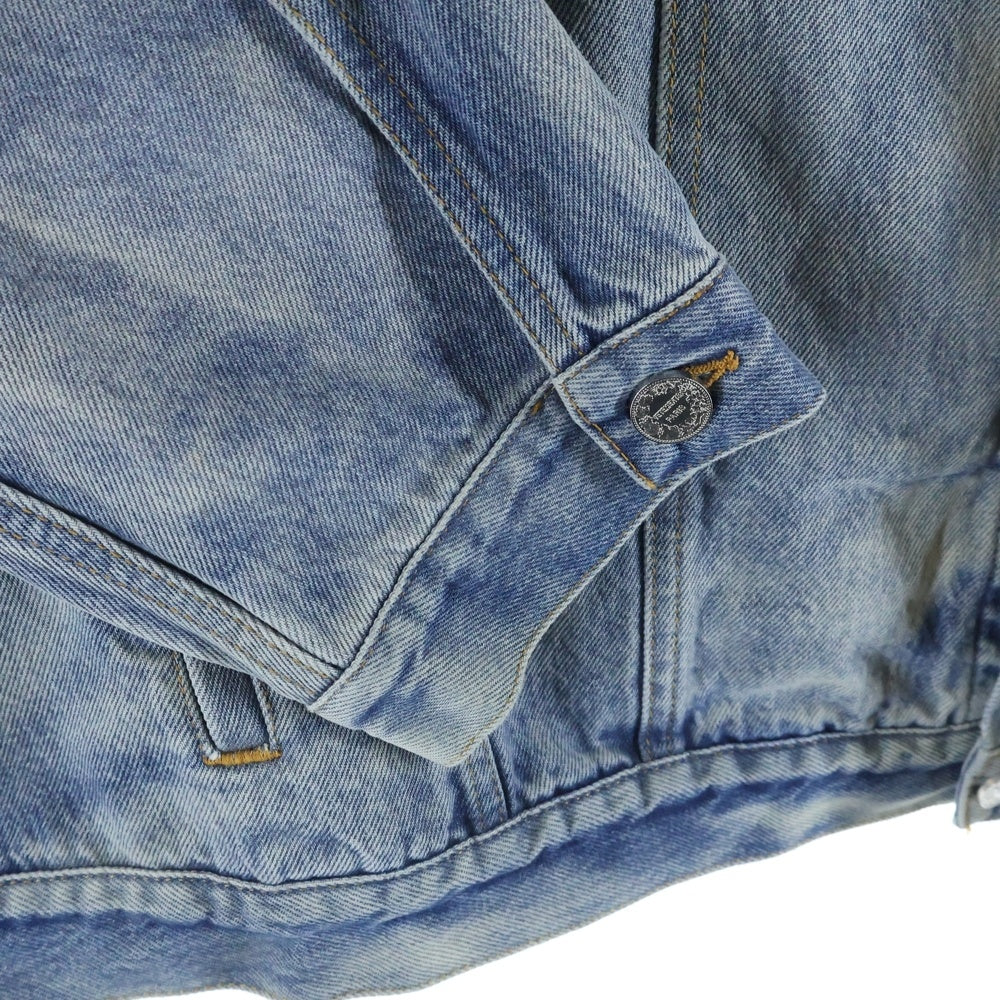 VETEMENTS(ヴェトモン) 22AW DENIM JACKET WITH DETACHABLE HOOD デニムジャケット ウィズ ディタッチャブル フード インディゴ UA53JA800L