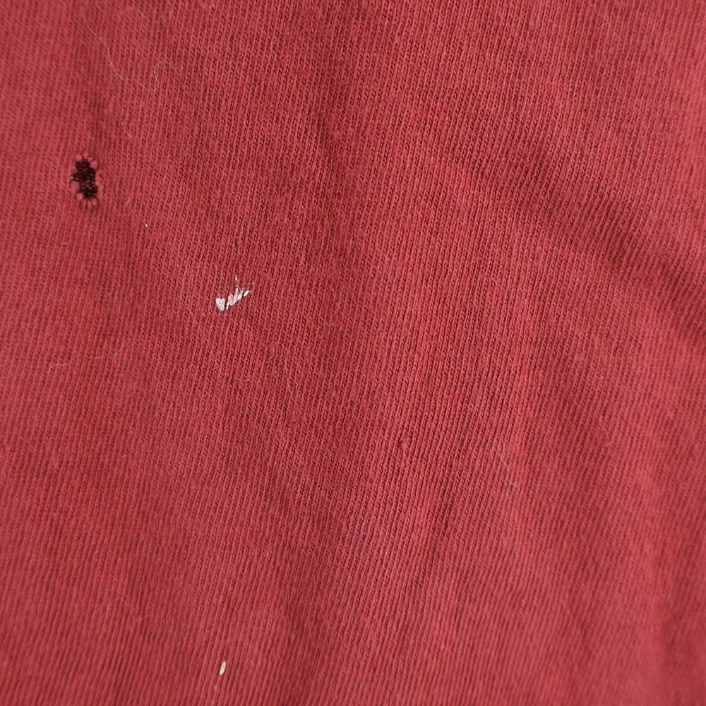 SAINT MICHAEL(セントマイケル) 25SS ?TEE ?プリントTシャツ 半袖カットソー バーガンディ SM-HR8-0000-030