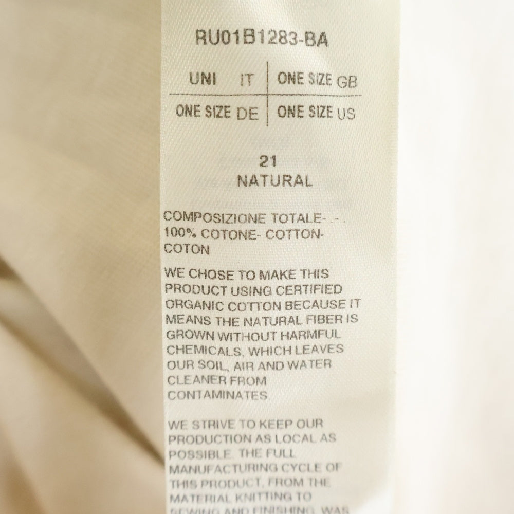 Rick Owens(リックオウエンス) 22SS Tommy Tee トミー 半袖Tシャツ アイボリー RU01B1283-BA