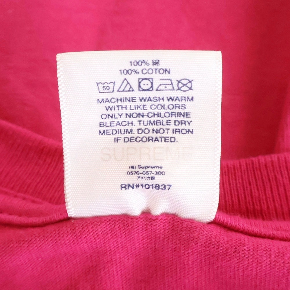 SUPREME(シュプリーム) 23SS Arabic Logo Tee アラビックロゴ 半袖Tシャツ ピンク